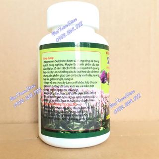 Phân bón Super Magie - Magnesium sunphat hũ 100g, giúp cây xanh nhanh, hoa tươi, bền màu, sản phẩm chuyên dùng cho hoa lan, cây cảnh.