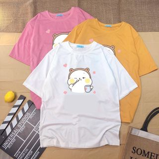 ÁO THUN COTON IN HÌNH GIÁ RẺ 2X CHUẨN FORM 40KG ĐẾN 70KG VẢI MỊN MÁT