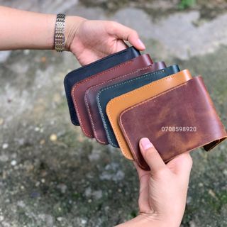 ví ngang đủ màu (100% da bò )