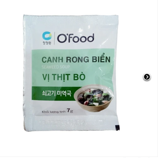 Canh rong biển vị thịt bò OFood 7g giá sỉ