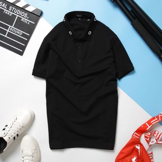 ÁO THUN CÁ SẤU TRƠN BO CỔ THÊU TRÒN [ NHẬN ĐẶT SẢN XUẤT ]