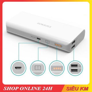 PIN DỰ PHÒNG ROMOSS 10400 MAH giá sỉ