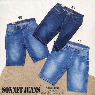 QUẦN SHORT JEAN NAM CAO CẤP - SJM1168 (CO GIÃN)