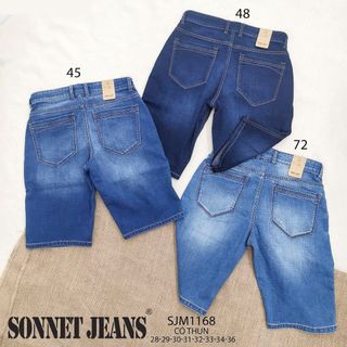 QUẦN SHORT JEAN NAM CAO CẤP - SJM1168 (CO GIÃN)