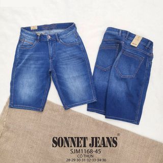 QUẦN SHORT JEAN NAM CAO CẤP - SJM1168 (CO GIÃN)