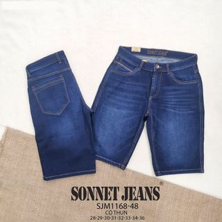 QUẦN SHORT JEAN NAM CAO CẤP - SJM1168 (CO GIÃN)