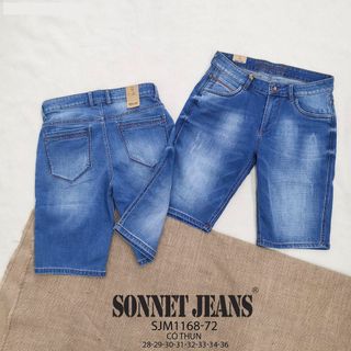QUẦN SHORT JEAN NAM CAO CẤP - SJM1168 (CO GIÃN)
