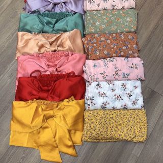 Bộ 1 dây nơ lụa satin