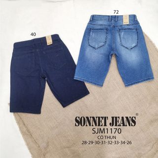 QUẦN SHORT JEAN NAM CAO CẤP - SJM1170 (CO GIÃN)