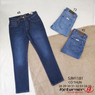 QUẦN JEAN NAM CAO CẤP FORM STRAIGHT - SJM1181 (CO GIÃN)