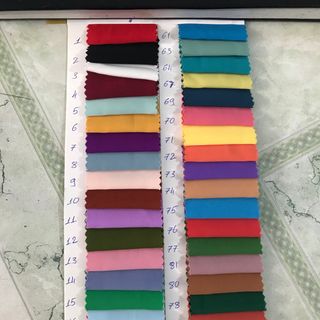 Vải áo dài trơn đẹp rẻ