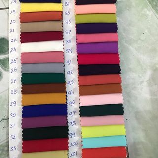 Vải áo dài trơn đẹp rẻ