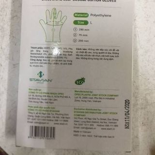 Bao tay tự phân huỷ Eco