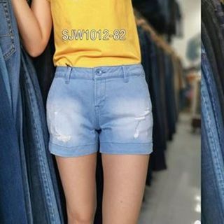 QUẦN SHORT JEAN NỮ CAO CẤP - SJW1012 (CO GIÃN)