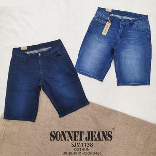QUẦN SHORT JEAN NAM CAO CẤP - SJM1138 (CO GIÃN)