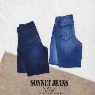 QUẦN SHORT JEAN NAM CAO CẤP - SJM1138 (CO GIÃN)