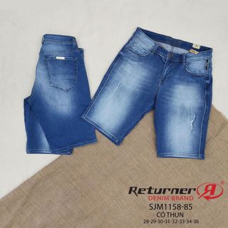 QUẦN SHORT JEAN NAM CAO CẤP - SJM1158 (CO GIÃN)