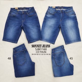 QUẦN SHORT JEAN NAM CAO CẤP - SJM1160 (CO GIÃN)