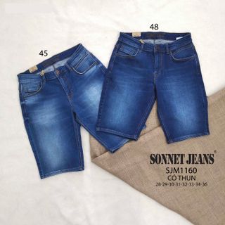 QUẦN SHORT JEAN NAM CAO CẤP - SJM1160 (CO GIÃN)