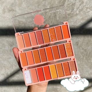 Phấn mắt và má hồng 8 ô nhũ