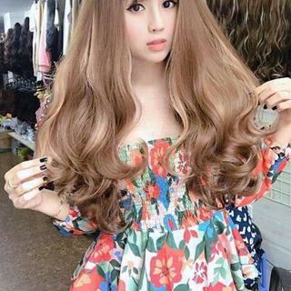 Tóc giả nguyên đầu nvang line