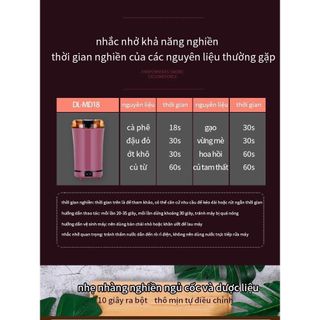 Máy nghiền bột đa năng mini - Máy xay bột siêu mịn - Xay Ngũ Cốc, Cafe, Các hạt gia vị...
