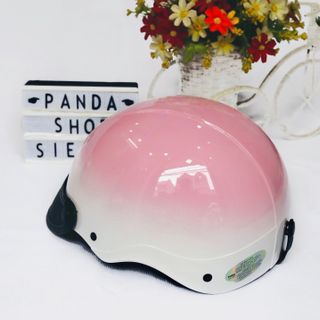Nón mix 2 màu trắng hồng
