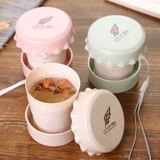 Ly Nước Gấp Gọn - Ly Gấp Gọn Lúa Mạch - Ly Nước Mang Theo Du Lịch