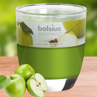 Ly nến thơm tinh dầu Bolsius Green Apple 105g QT024344 - hương táo xanh giá sỉ