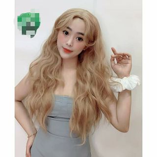Tóc nguyên đầu 2 mái vàng kim