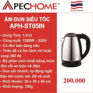 Ấm siêu tốc APH-ST05IN - Điện máy Thành Đạt giá sỉ