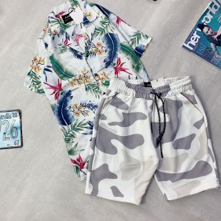 ÁO SƠ MI HỌA TIẾT CỔ VEST