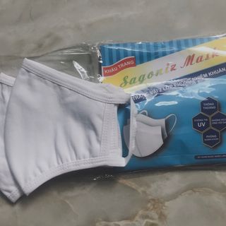 Khẩu trang vải kháng khuẩn, chống tia UV 3 lớp