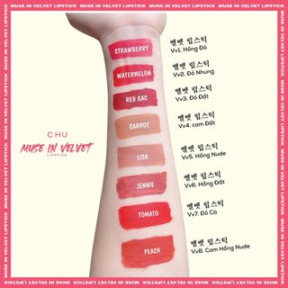 Sỉ son chulipstick mẫu mới nhất 2020, son chu lipstick