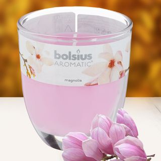 Ly nến thơm tinh dầu Bolsius Magnolia 105g QT024332 - hoa mộc lan giá sỉ