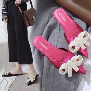 Dép sục nơ ngọc