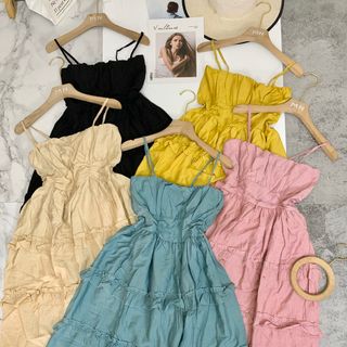 Váy dây tầng bèo siêu xinh