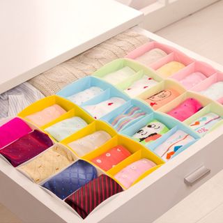 Combo 2 Khay Nhựa 5 Ngăn Đựng Đồ Đa Năng