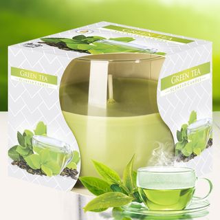 Ly nến thơm tinh dầu Bispol Green Tea 100g QT024783 - hương trà xanh giá sỉ