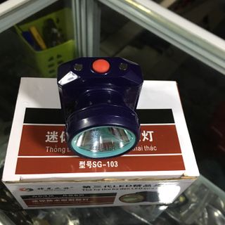 Đèn đội đầu mini sg 103 chống nước chống va đập