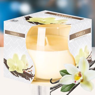 Ly nến thơm tinh dầu Bispol Vanilla 100g QT024456 - hương hoa vani giá sỉ