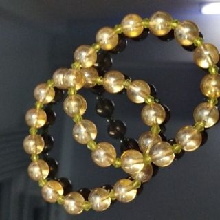 Vòng chuỗi 10li đá vàng