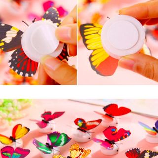 Bướm dán tường có đèn và sẵn pin