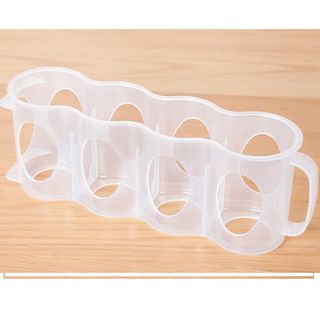 Khay 4 Ngăn Đựng Lon Nước Tiết Kiệm Không Gian Tủ Lạnh