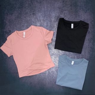 Áo tập crop lỗ lưới cc