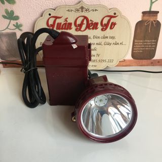 Đèn Đội Đầu Pin Rời 188B Ánh Sáng Vàng Chiếu Sáng 40H
