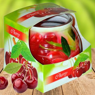 Ly nến thơm tinh dầu Admit Cherry 85g QT01888 - quả anh đào giá sỉ