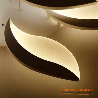 Đèn ốp trần: Mẫu đèn mân ốp trần 12 cánh hoa trang trí phòng ngủ
