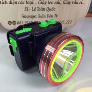 Đèn Đội Đầu SG-616 Hiển Thị % Pin, Tích Hợp Cổng USB