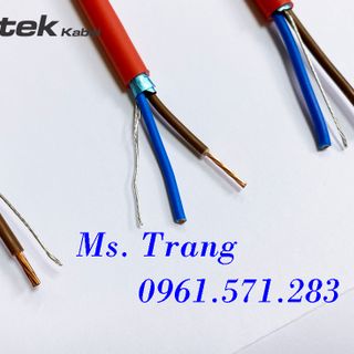 Cáp chống cháy 2x1.0 có chống nhiễu giá tốt